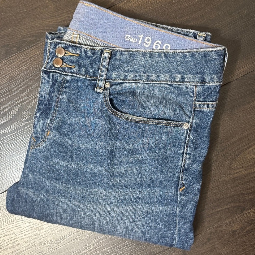 Vintage Gap 1969 Perfect Boot Jeans 32 14 x 37.5 Extra Long XL Bootcut 2010